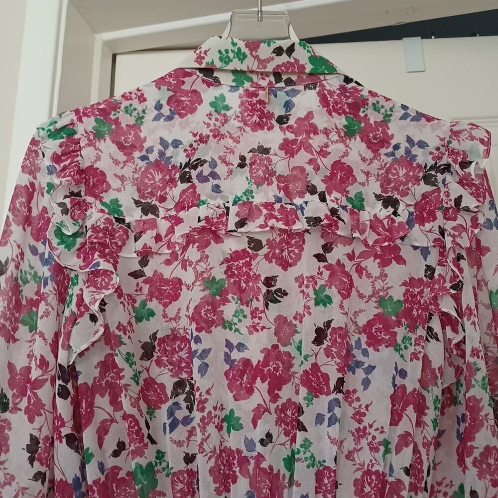 Misa Los Angeles Niamat Peony Floral Mini Dress XS - Picture 11 of 16